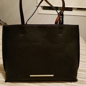 STEVE MADDEN Leather Tote w/coin pouch
